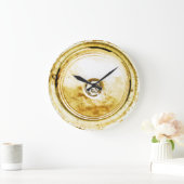 oud wiel van klassieke auto nr. 3 grote klok (Huis)