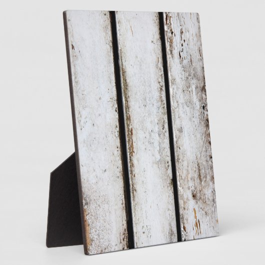 Oud wit hout fotoplaat (Zijkant)