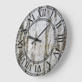 Oud wit wasgoed grote klok (Hoek)