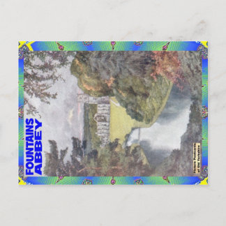 OUD YORKSHIRE - FOUNTAINES ABBEY BRIEFKAART