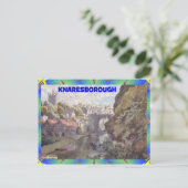 OUD YORKSHIRE - KNARESBOROUGH BRIEFKAART (Staand voorkant)