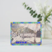 OUD-YORKSHIRE - SETTLE BRIEFKAART (Staand voorkant)