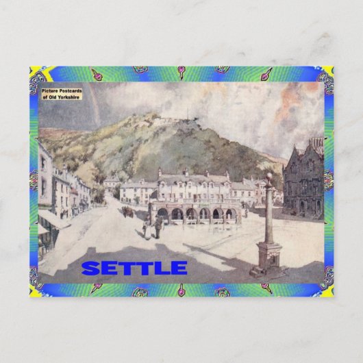 OUD-YORKSHIRE - SETTLE BRIEFKAART (Voorkant)