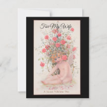 Oude 'A Joyous Valentine Day' Cherub op maat 