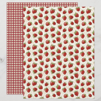Oude Aardbeienschuur Scrapbook Papier