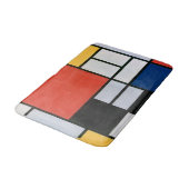 Oude Abstracte Compositie van Piet Mondrian Badmat (Gekanteld)