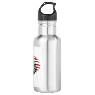 Oude Adelaar Vlag Patriottisch Vector T-shirt Ontw Waterfles
