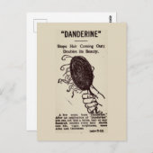 Oude advertentie: Danderine Briefkaart (Voorkant / Achterkant)