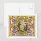 Oude advertentie: octuurmedicijn tegen wormen briefkaart (Voorkant / Achterkant)