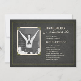 Oude Afbeelding Verpleegdag Invitaties (donker) Kaart