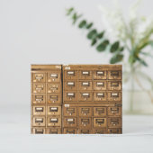 Oude afgedankte filtreerkasten briefkaart (Staand voorkant)