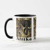 Oude Afrika-reisposter, Afrikaanse olifant Mok (Links)