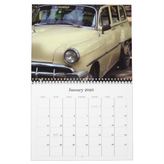 Oude agenda voor auto's 2008 kalender (Jan 2026)