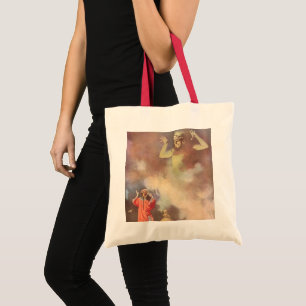 Oude Aladdin en de Geest van de Lamp, Godwin Tote Bag
