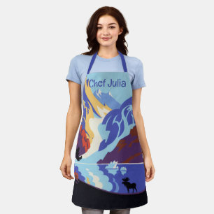 Oude Alaska Reisposter, Atlin en de Yukon Schort