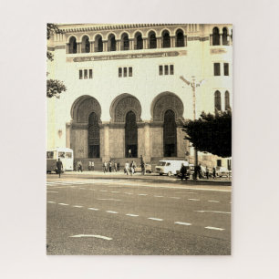 Oude Algerije Algiers Het postkantoor Legpuzzel