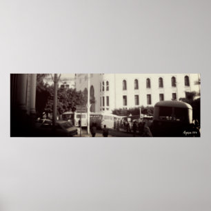 Oude Algerije Algiers Postkantoor gebouw Poster