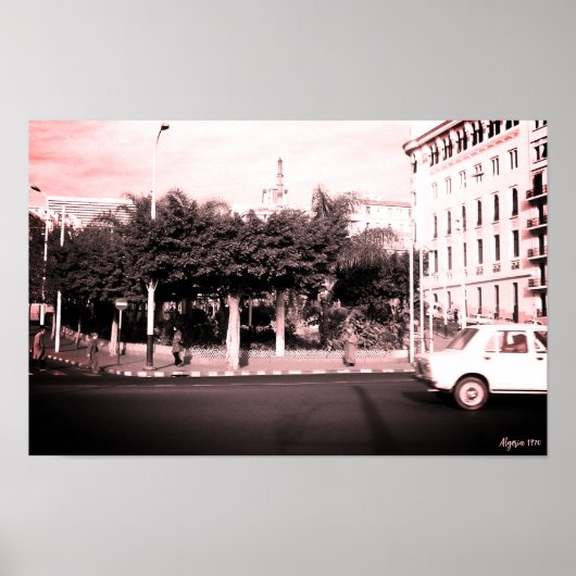 Oude Algerije Algiers stadscentrum Poster (Voorkant)