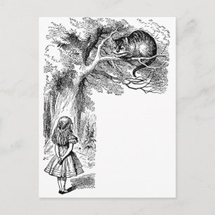Oude Alice in Wonderland, Cheshire Cat Briefkaart