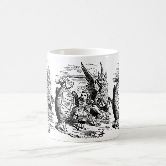 Oude Alice in Wonderland, Gryphon, Schildpad die e Koffiemok (Center)