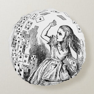 Oude Alice in Wonderland, Speelkaarten vliegen Rond Kussen
