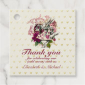 Oude Alice in Wonderland-theepartij aangepaste fee Bedankjes Labels (Voorkant)