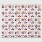 Oude Alice in Wonderland Theepartij Aangepaste Fee Cadeaupapier (Vlak)