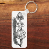 Oude Alice's Avonturen in Wonderland van Tenniel Sleutelhanger (Achterkant)