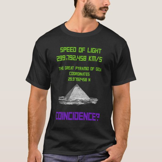 Oude Alien Astronaut Pyramide Theorist UFO T-shirt (Voorkant)
