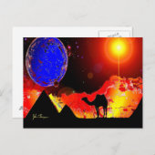 Oude Alien Ruins Post Card Briefkaart (Voorkant / Achterkant)