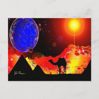 Oude Alien Ruins Post Card Briefkaart