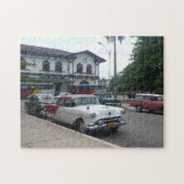 Oude amerikaanse auto op Cuba Legpuzzel (Horizontaal)