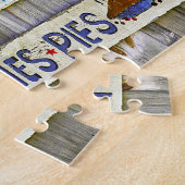 Oude Amerikaanse  signalen Legpuzzel (Zijkant)