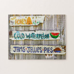 Oude Amerikaanse  signalen. Legpuzzel