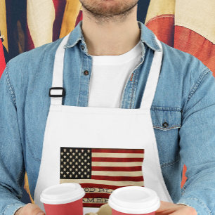 Oude Amerikaanse Vlag CADOS Standaard Schort