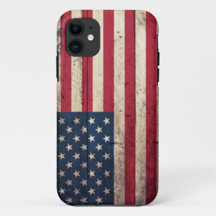 Oude Amerikaanse vlag iPhone 11 Hoesje