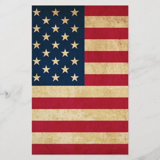 Oude Amerikaanse vlag Flyer (Voorkant)