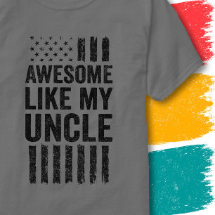 Oude Amerikaanse Vlag Geweldig Net Als Mijn Oom T-shirt