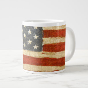 Oude Amerikaanse vlag Glory Jumbo Mok