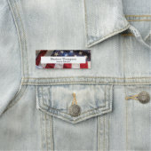 Oude Amerikaanse vlag Naamplaatje (In situ)