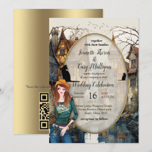 Oude Amsterdamse gracht Anton Pieck stijl Kunst Kaart