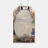  Oude Amsterdamse Kunst Cadeaulabel (Achterkant)