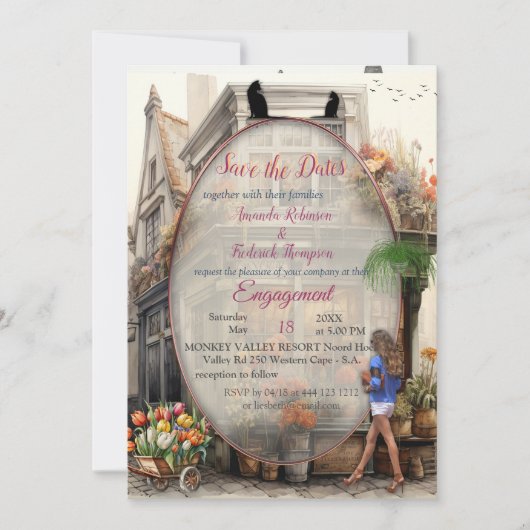 Oude Amsterdamse Kunst Kaart (Voorkant)