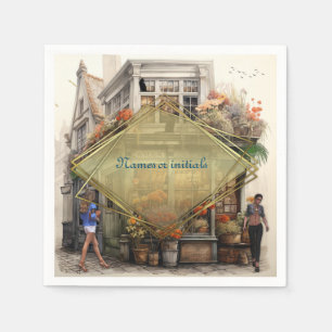 Oude Amsterdamse Kunst Servet