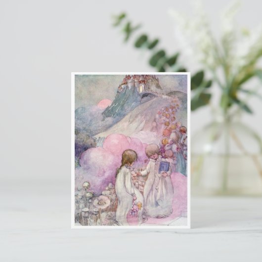 Oude Anne Anderson De Stad van Slaap Briefkaart (Staand voorkant)