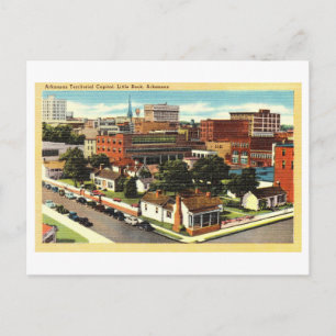 Oude Ansicht van Little Rock, Arkansas, Briefkaart