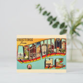 Oude ansichtkaart Asheville NC Briefkaart (Staand voorkant)