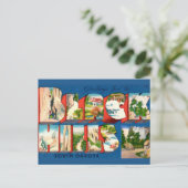 Oude ansichtkaart met groet uit Black Hills SD Briefkaart (Staand voorkant)