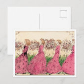 Oude ansichtkaart van Annie French met bruidsmeisj Briefkaart (Voorkant / Achterkant)