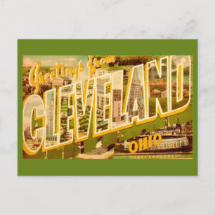 Oude ansichtkaart van Cleveland Ohio Briefkaart